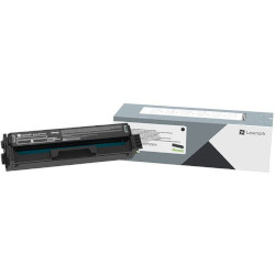 Black toner cartridge 1500 pages for LEXMARK CS 3324