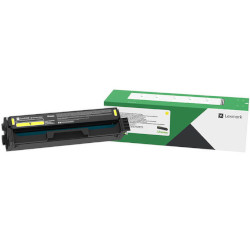 Toner cartridge yellow 1500 pages for LEXMARK C 3224