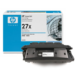 Black toner cartridge N°27X high capacity 10.000 pages for HP Laserjet 4000