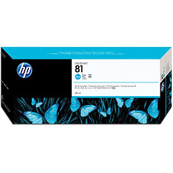 Cartouche N°81 cyan 680 ml pour HP Designjet 5500