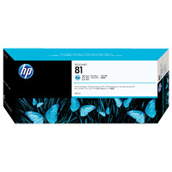 Cartouche N°81 cyan clair 680 ml pour HP Designjet 5500