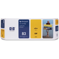 Cartouche UV N°83 jaune 680 ml pour HP Designjet 5500