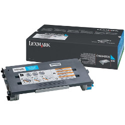 Cartouche toner cyan 3000 pages  pour LEXMARK C 500