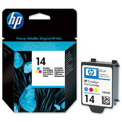 Cartridge N°14 3 colors 400 pages 23ml AS for HP Officejet 7140xi