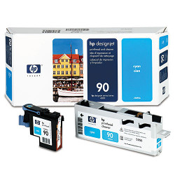 Print head N°90 d'printing cyan for HP Designjet 4500