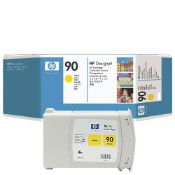 Cartouche N°90 encre jaune HC 400ml pour HP Designjet 4500