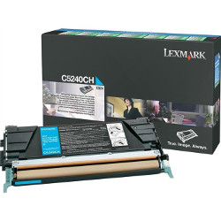 Toner cyan HC LRP 5000 pages  pour IBM-LEXMARK C 534