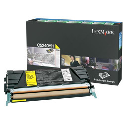 Toner jaune HC LRP 5000 pages pour IBM-LEXMARK C 524