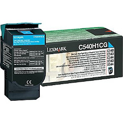 Cartouche toner cyan 2000 pages pour IBM-LEXMARK X 543