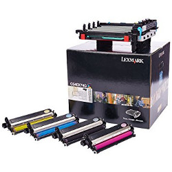 Kit tambour noir et couleurs BK C M Y pour IBM-LEXMARK X 544