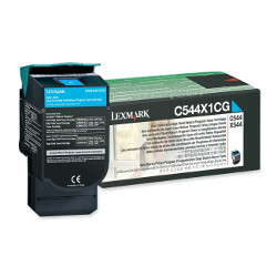 Cartouche toner cyan 4000 pages pour IBM-LEXMARK C 546