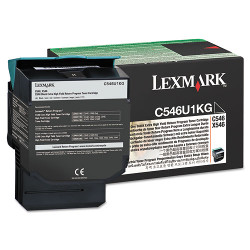 Black toner cartridge 8000 pages for IBM-LEXMARK C 546