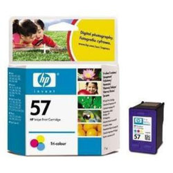 Cartouche N°57 3 couleurs 17ml pour HP Deskjet 9680