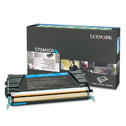 Toner cartridge cyan 6000 pages  for LEXMARK C 734