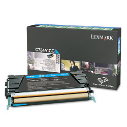 Cartouche toner cyan 6000 pages  pour LEXMARK X 736