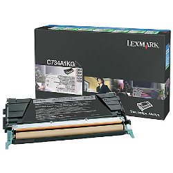 Cartouche toner noir 8000 pages  pour LEXMARK C 734