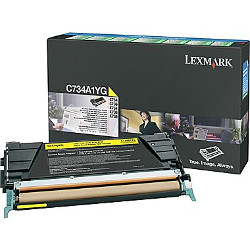 Toner cartridge yellow 6000 pages  for LEXMARK C 734