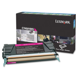 Cartouche toner magenta 7000 pages pour LEXMARK C 746