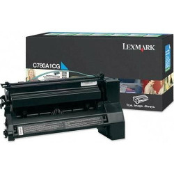 Cartouche toner cyan 6000 pages  pour LEXMARK X 782