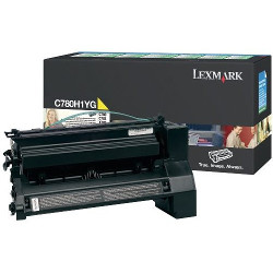 Cartouche toner HC jaune 10000 pages pour LEXMARK C 780