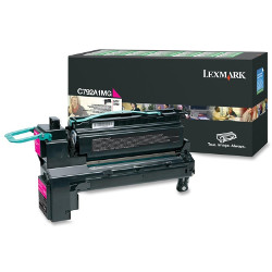 Cartouche toner magenta 6000 pages pour LEXMARK C 792