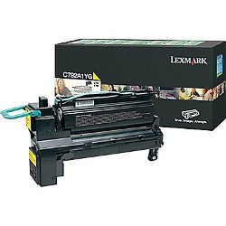 Toner cartridge yellow 6000 pages for LEXMARK C 792