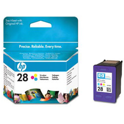 Cartouche N°28 couleur  8ml  190 pages pour HP Deskjet 3650