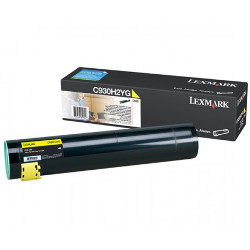 Cartouche toner jaune 24000 pages pour LEXMARK C 930