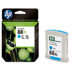Cartouche N°88XL cyan HC 17 ml date dépassée pour HP Officejet Pro K 550