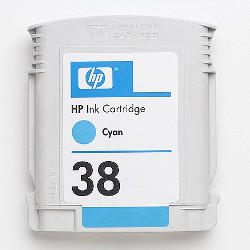Cartridge N°38 inkjet cyan 27ml 4500 pages for HP Photosmart Pro B 8850