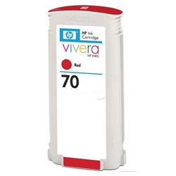 Ink N°70 red 130ml for HP Designjet Z 3200