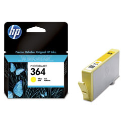 Cartouche N°364 Jaune 300 pages pour HP Photosmart Premium Fax C410b