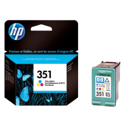 Cartouche N°351 3 couleurs 170 pages pour HP Photosmart C 5280