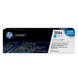 Cartouche N°304A toner cyan 2800 pages pour HP Laserjet Color CP 2025