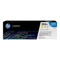 Cartouche N°304A toner jaune 2800 pages pour HP Laserjet Color CP 2025