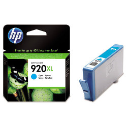 Cartouche N°920XL cyan 6ml 700 pages pour HP Officejet 6000