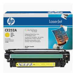 Cartouche N°504A toner jaune 7000 pages pour HP Laserjet Color CM 3530