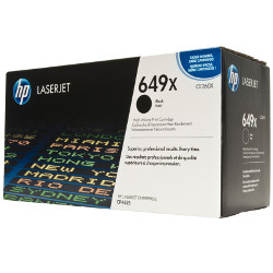 Cartouche N°649X toner noir HC 17000 pages  pour HP Laserjet Color CP 4525