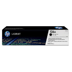 Cartridge N°126A black 1200 pages for HP Laserjet Color CP 1025