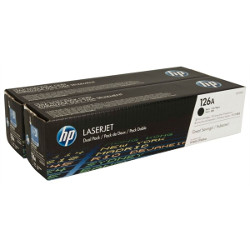 Pack N°126A de 2 cartouches Noir  pour HP Laserjet Pro 100 M175