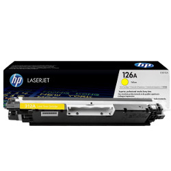 Cartridge N°126A yellow 1000 pages for HP Laserjet Color CP 1025