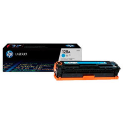 Cartouche N°128A cyan 1300 pages pour HP Laserjet Pro CP 1528