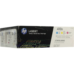 Pack N°410X 3 couleurs 5000 pages pour HP Color Laserjet Pro M 452