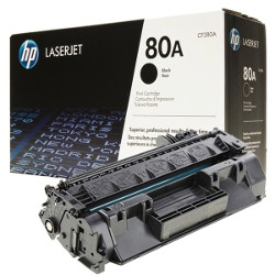 Cartridge N°80A black toner 2700  pages for HP Laserjet Pro 400 M401