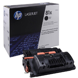 Cartouche N°81X toner noir HC 25000 pages pour HP Laserjet M 605