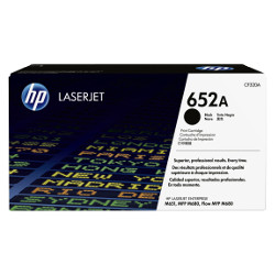 Cartouche toner N°652A noir 11500 pages  pour HP Laserjet Color M 651