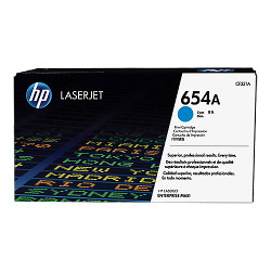 Toner cartridge N°654A cyan 15000 pages  for HP Laserjet Color M 651