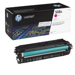 Cartouche N°508A toner magenta 5000 pages pour HP Color laserjet M 552