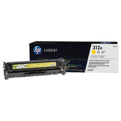 Cartouche toner N°312A jaune 2700 pages  pour HP Laserjet Pro MFP M476