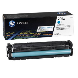 Cartouche N°201A toner cyan 1400 pages pour HP Color Laserjet Pro M 277